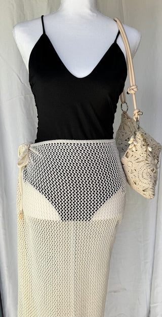 Shell Charmed Crocheted Bag